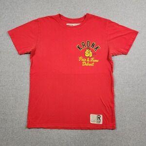 Roots of Fight Shirt Medium Red Orange Kronk Boxing Gym Detroit Hitman Hearns